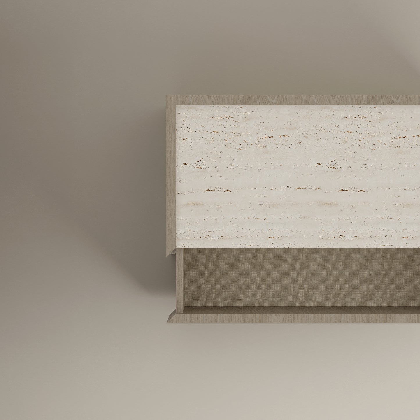 Rectangular bedside table