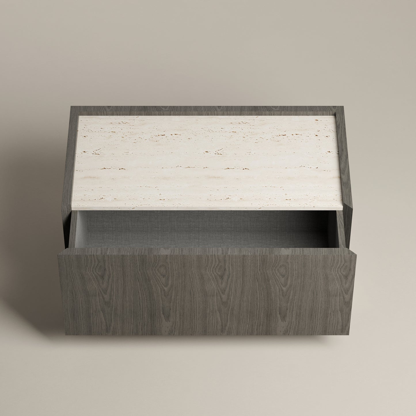 Rectangular bedside table