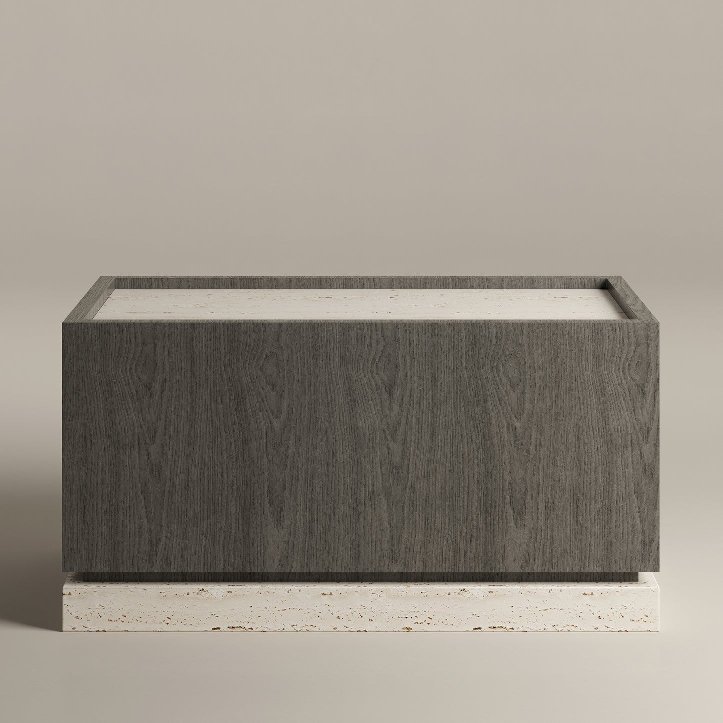 Rectangular bedside table