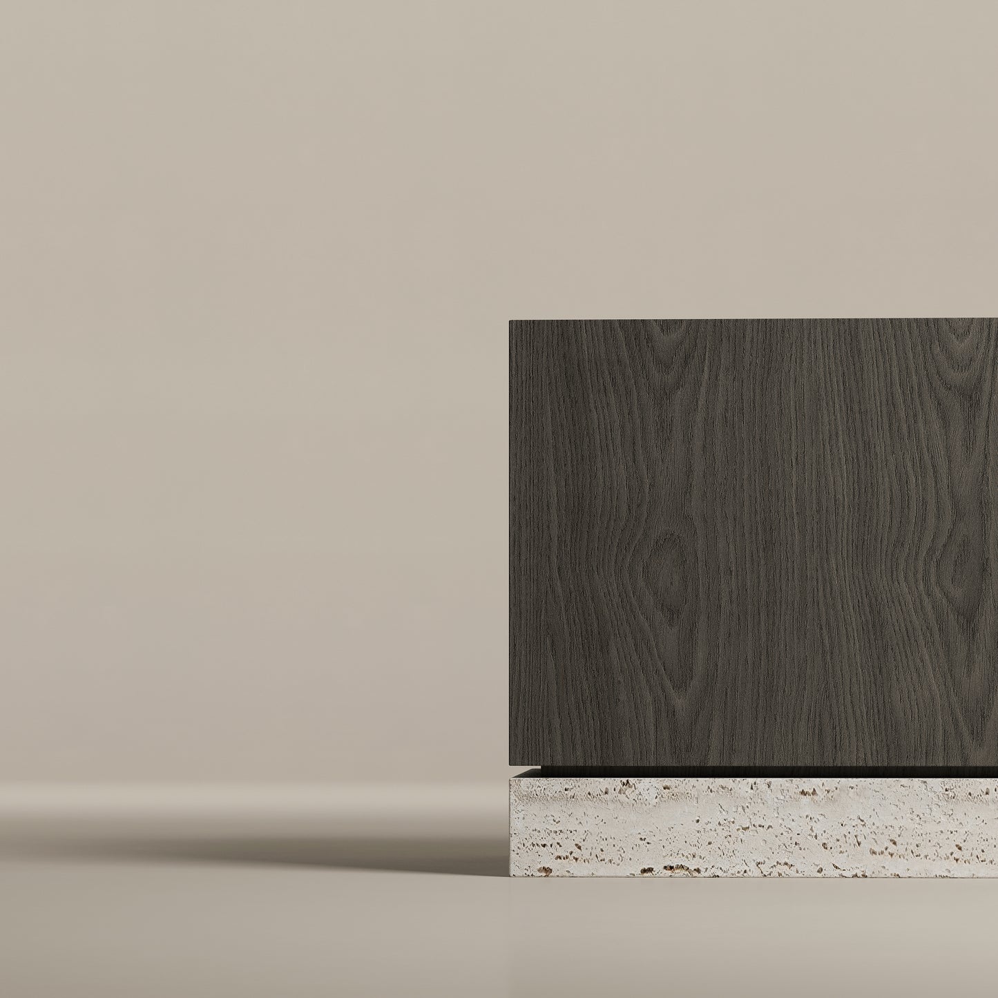 Rectangular bedside table