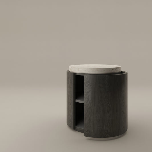 Round Bedside Table